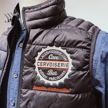 Doudoune sans manche pour la Cervoiserie