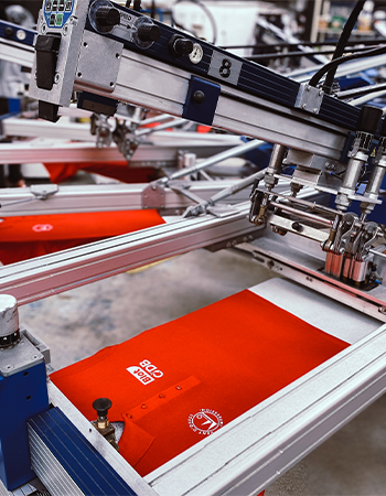 Impression textile en sérigraphie
