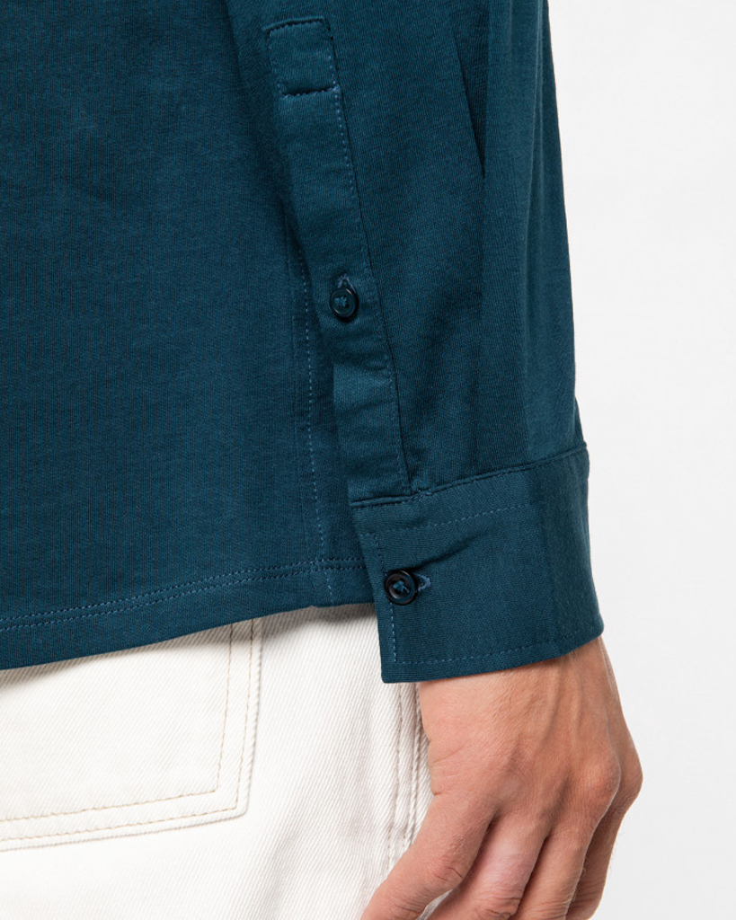 NS510 CHEMISE JERSEY HOMME - Navy Blue
