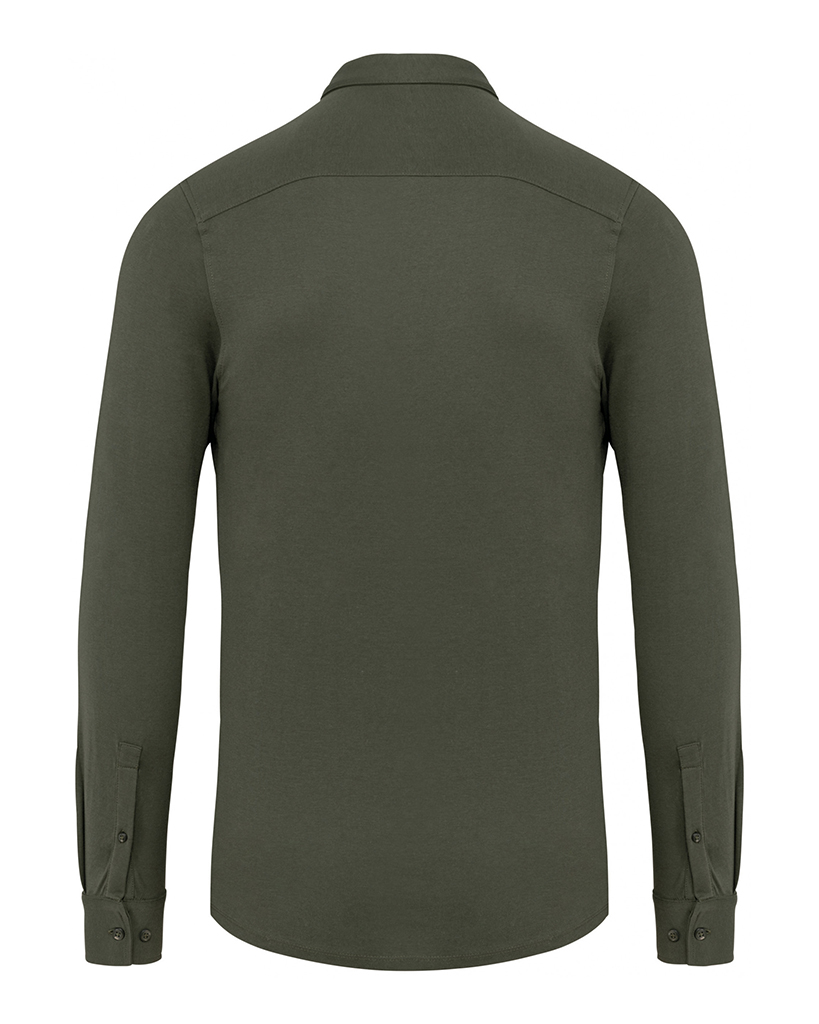 NS510 CHEMISE JERSEY HOMME - Organic Khaki (1)