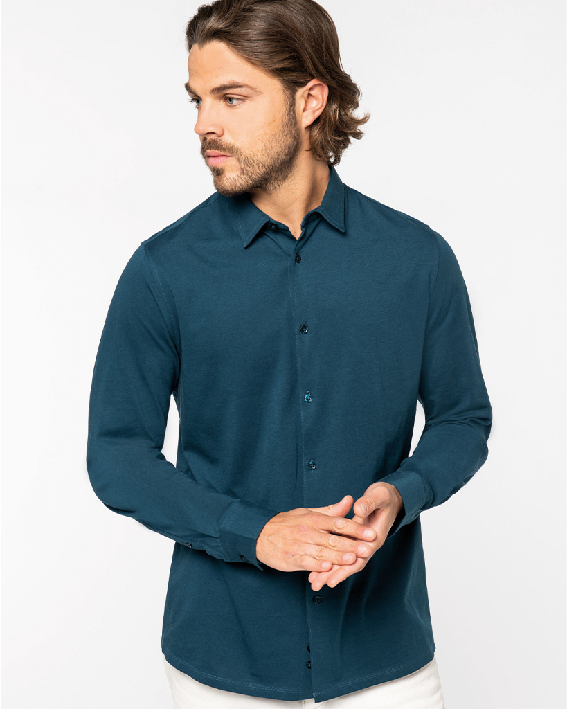 Chemise Oxford manches longues hommePK503 Kariban - Vent d'Ouest