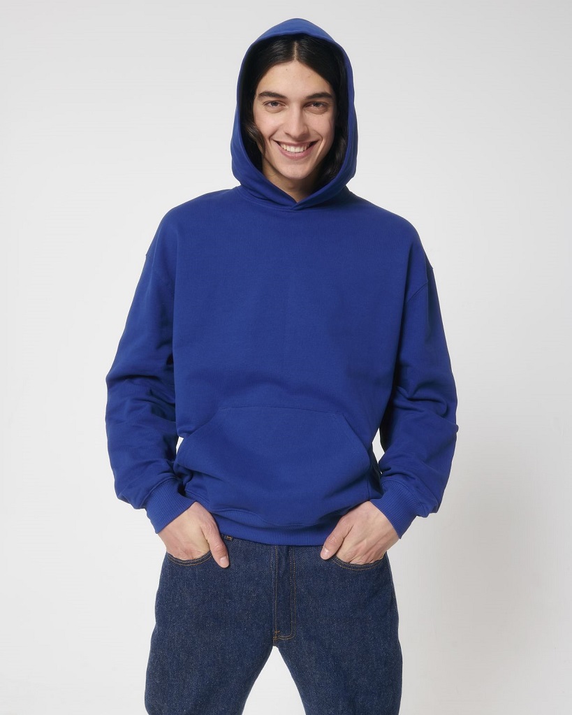 Sweat capuche Cooper Dry BIO mixte Stanley Stella - WORKER BLUE