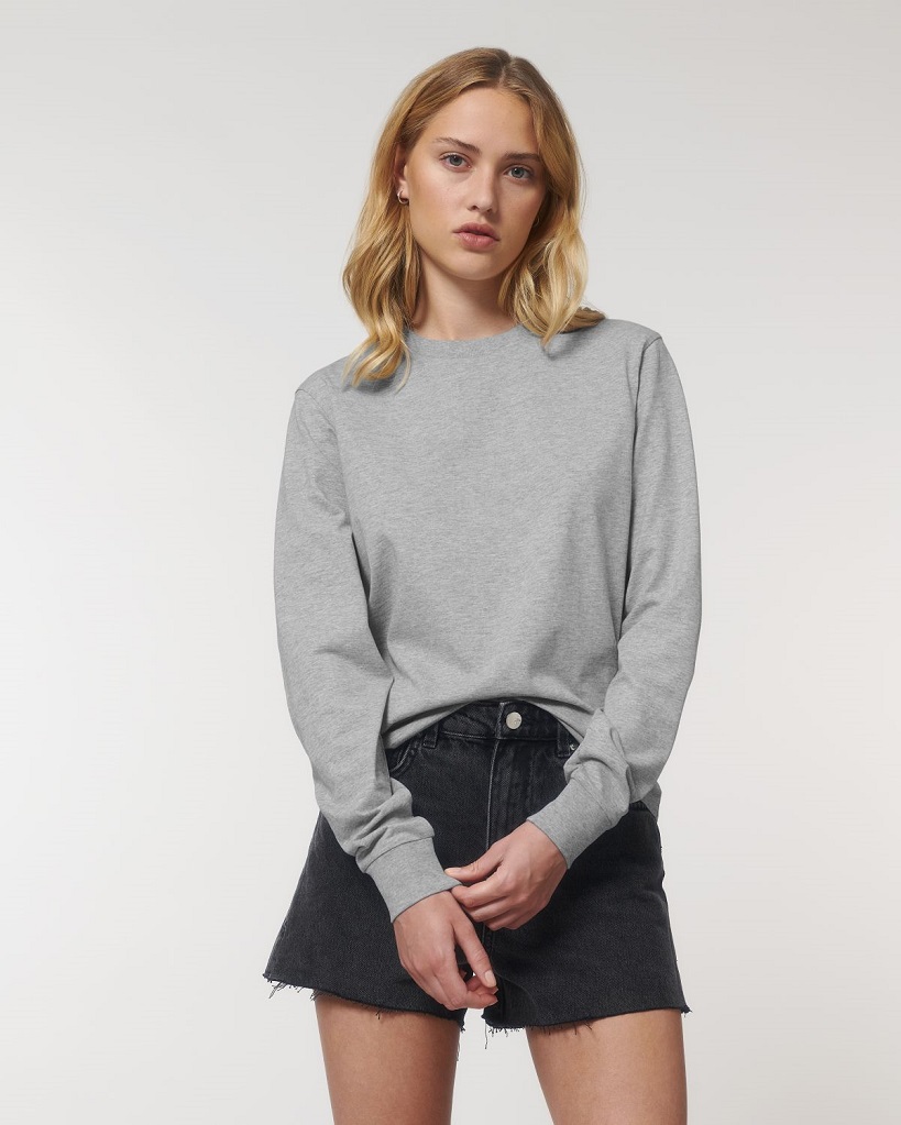 Tee-shirt Shifts Dry BIO mixte Stanley Stella - HEATHER GREY