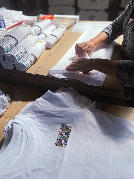 merchandising textile pour festival