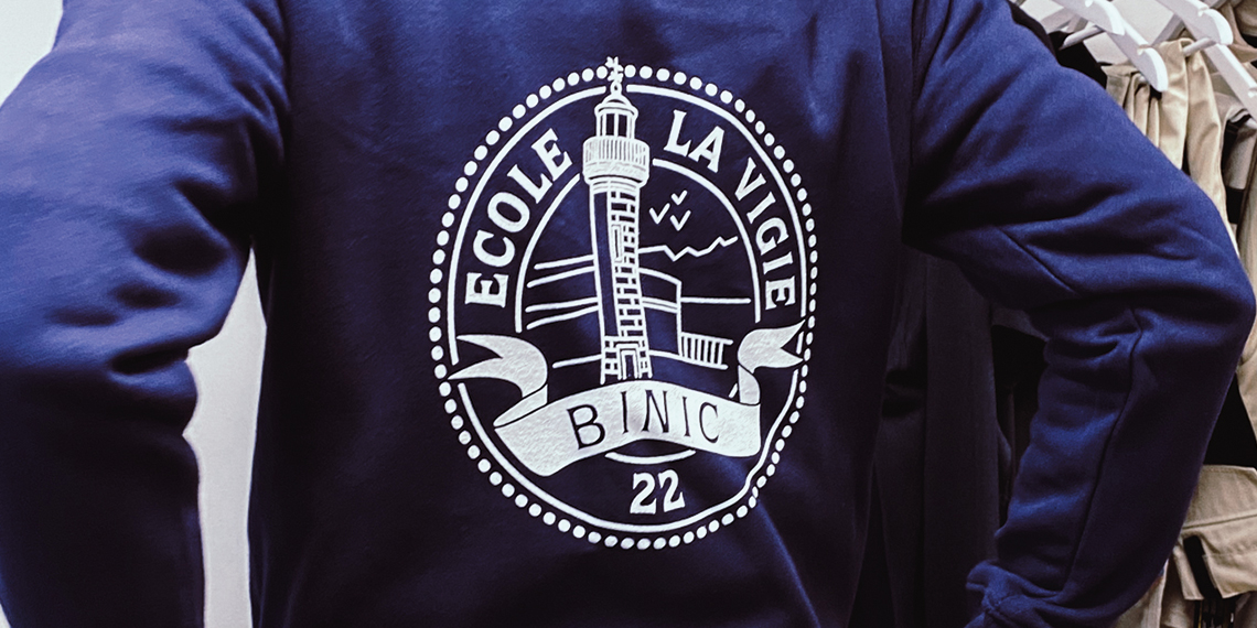 Club la Vigie - sweat sérigraphié