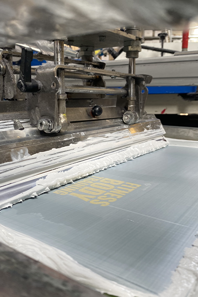 Sérigraphie textile pour fitness body training