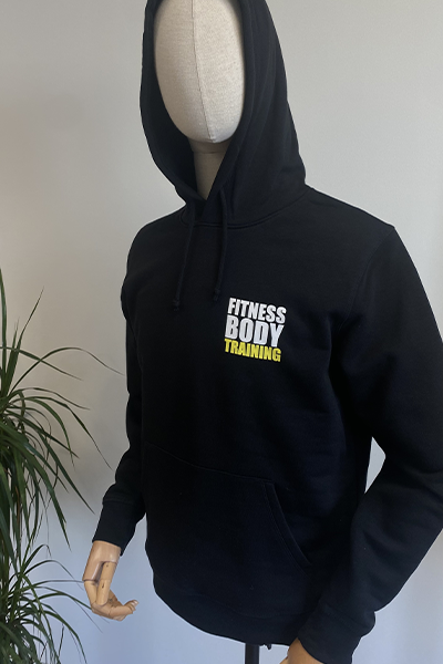 Sweat personnalisé pour une salle de sport