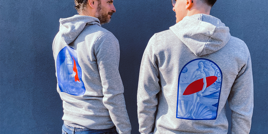 Sweats personnalisés pour le restaurant Le Petit Saint Michel