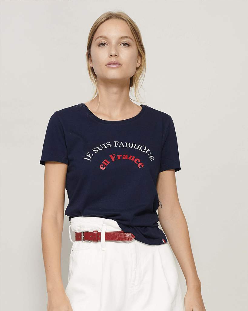 T Shirt fabriqué en France femme Lola Sol's à personnaliser