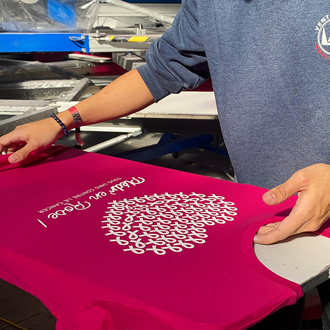 Plédr'en Rose - Tee-shirts personnalisés en sérigraphie
