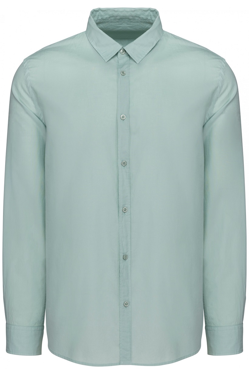 NS506IC-Chemise écoresponsable homme 80g - Face - Jade Green