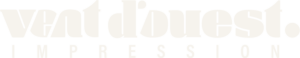 Logo Vent d'Ouest Impression blanc